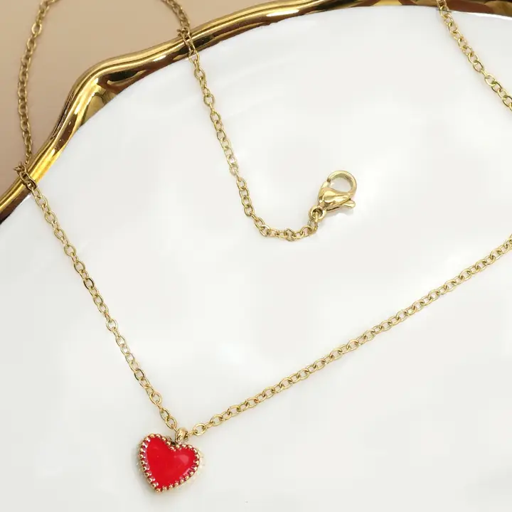 Heart Stone Necklace - Image 2