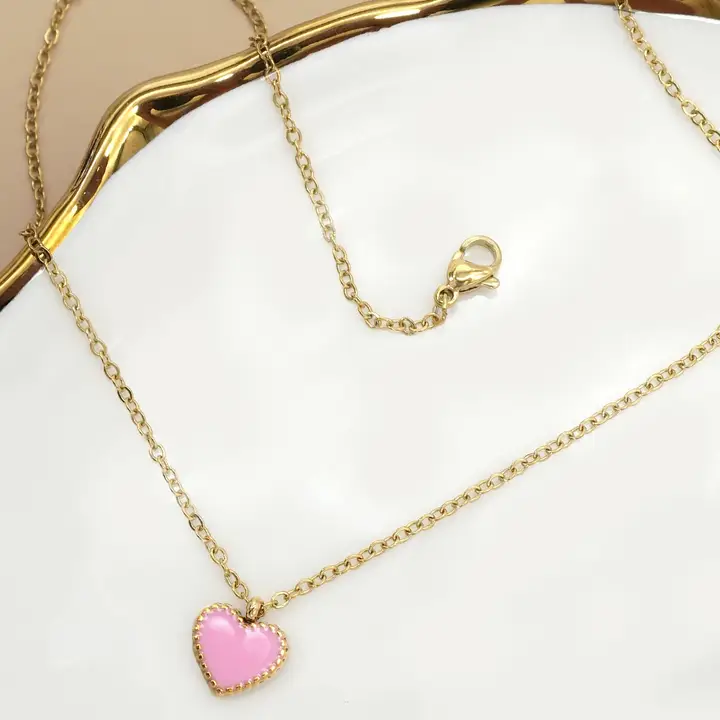 Heart Stone Necklace - Image 3