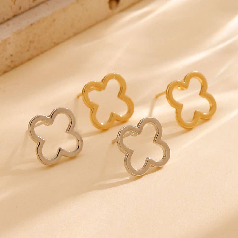 Open Clover Studs - Image 2