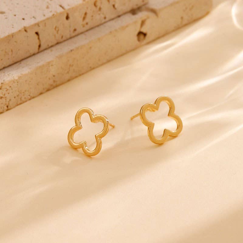 Open Clover Studs - Image 3