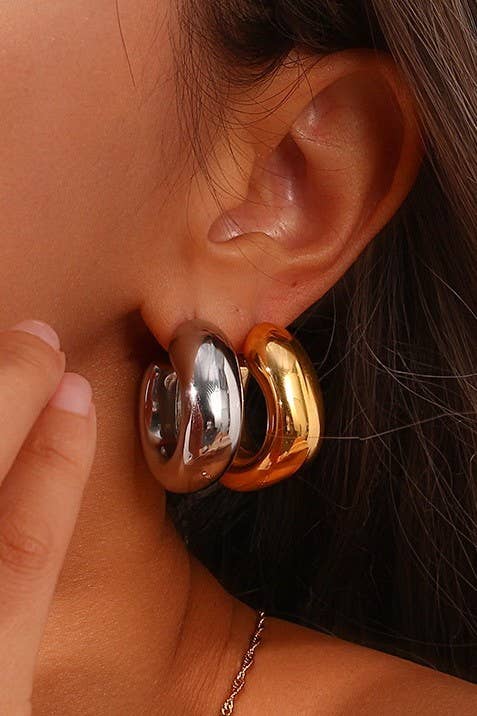 Puff Square Hoops - Image 3