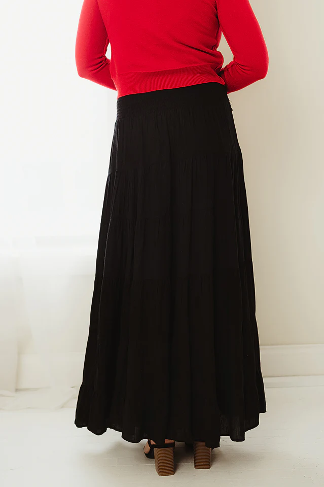 Grace Tiered Maxi Skirt - Image 3