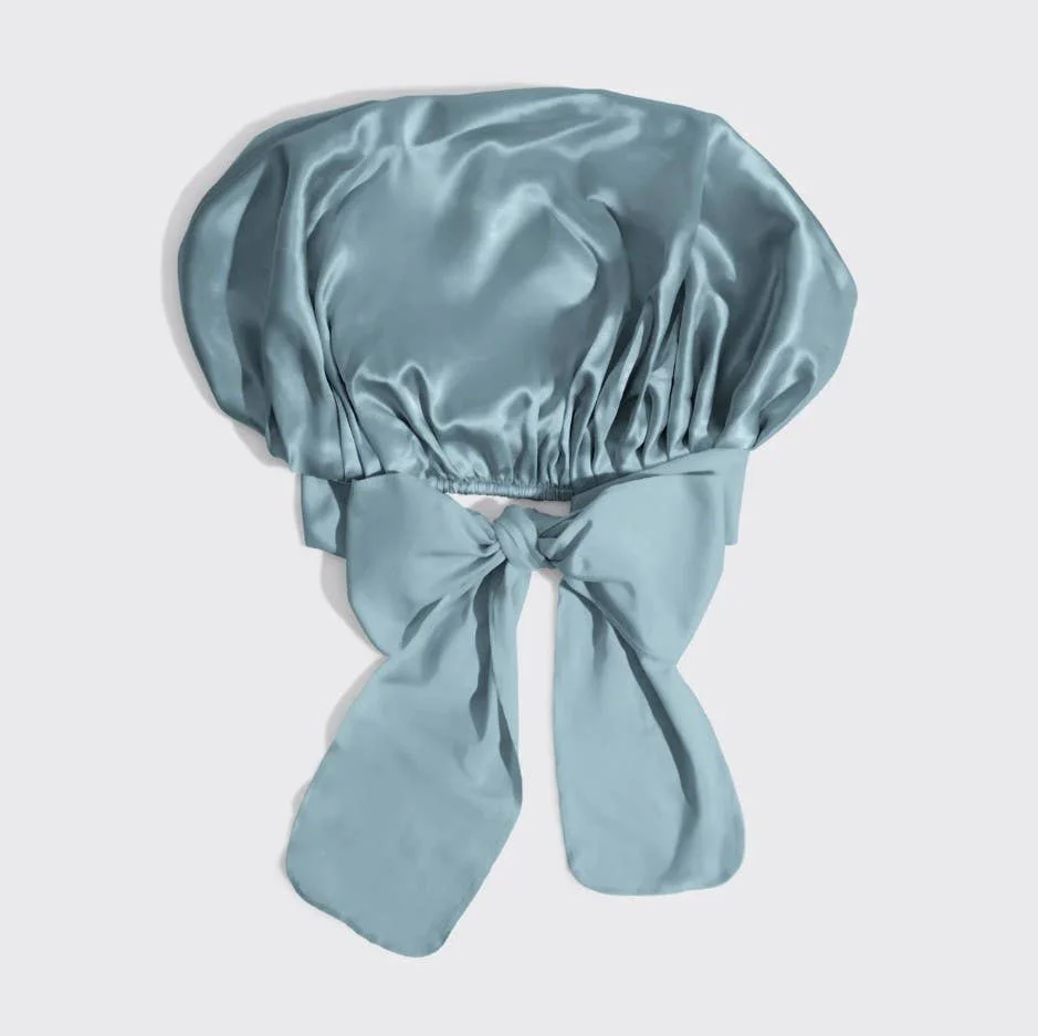 Adjustable Satin Bonnet - Haze Blue - Image 3