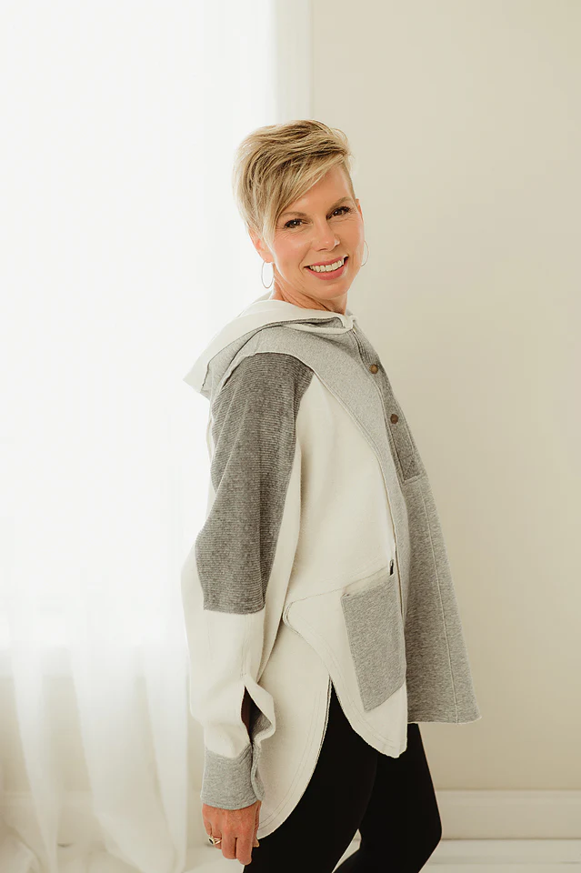 Mixed Media Pullover - Image 3