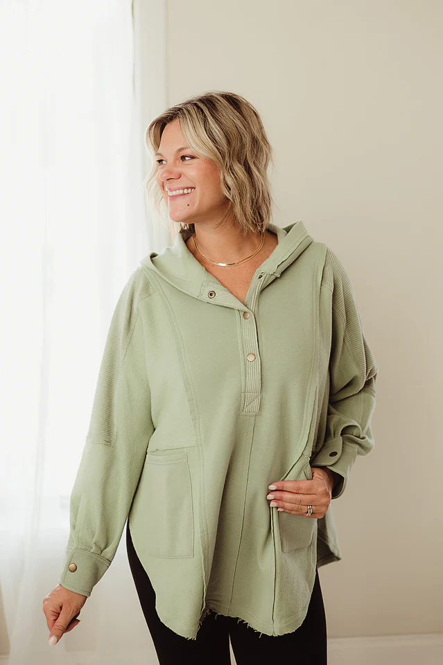 Mixed Media Pullover - Image 5