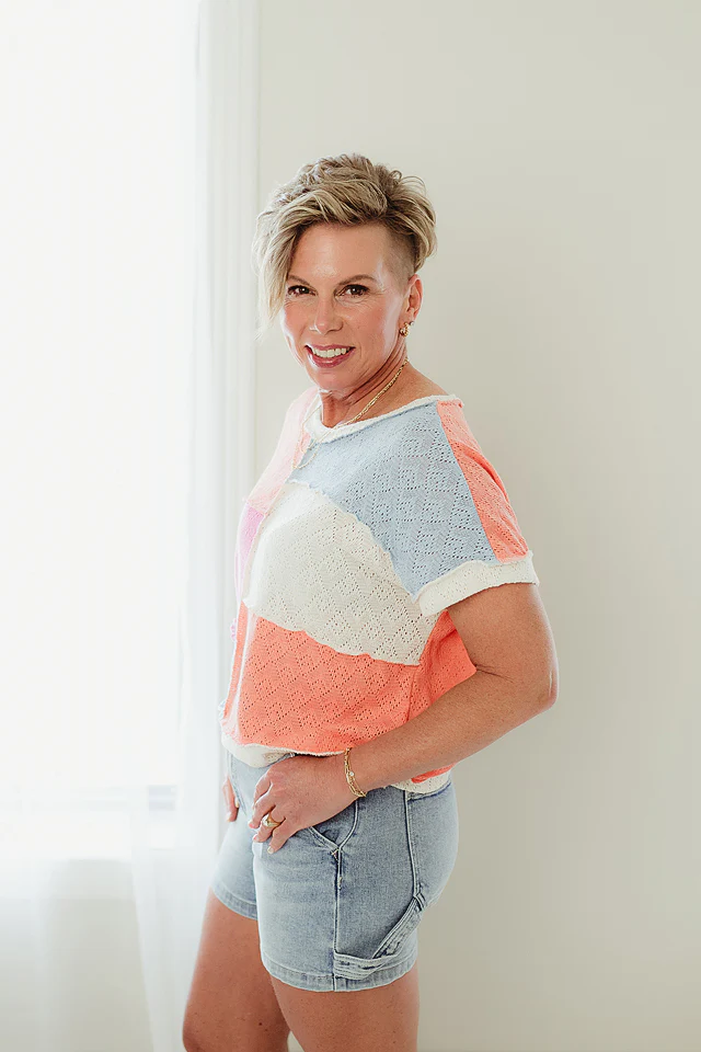 Alicia Color Block Top - Image 3