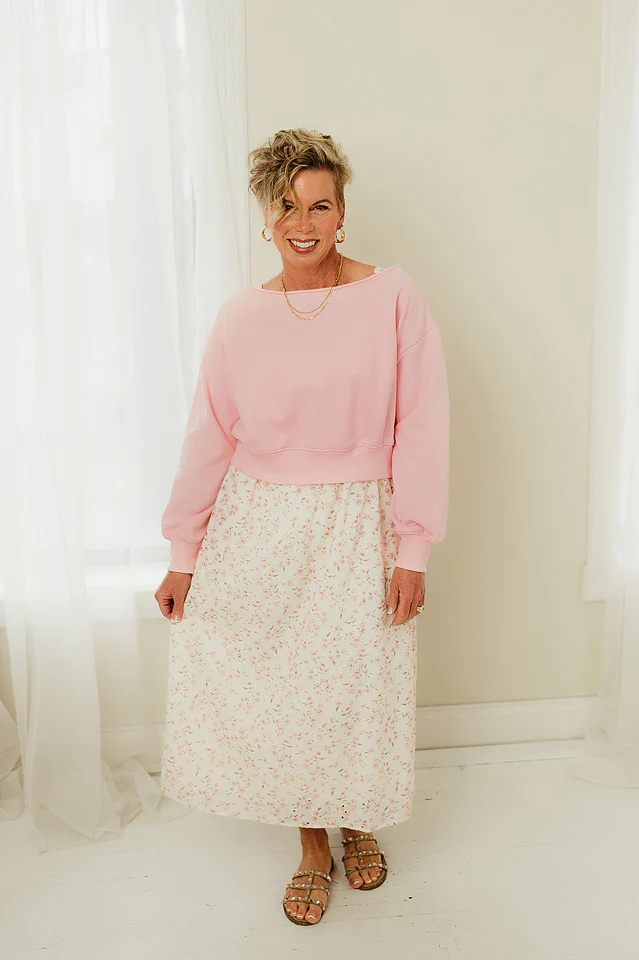 Alina Cropped Sweatshirt - Image 2