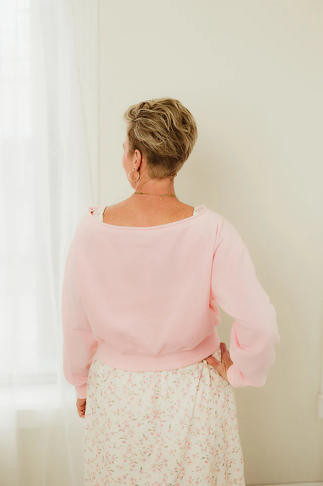 Alina Cropped Sweatshirt - Image 4