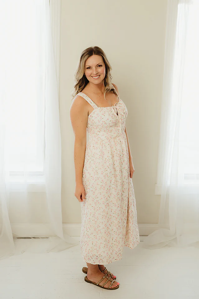 Caroline Printed Midi Dress - Image 2