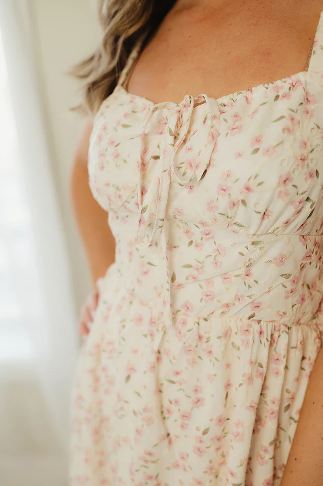 Caroline Printed Midi Dress - Image 4