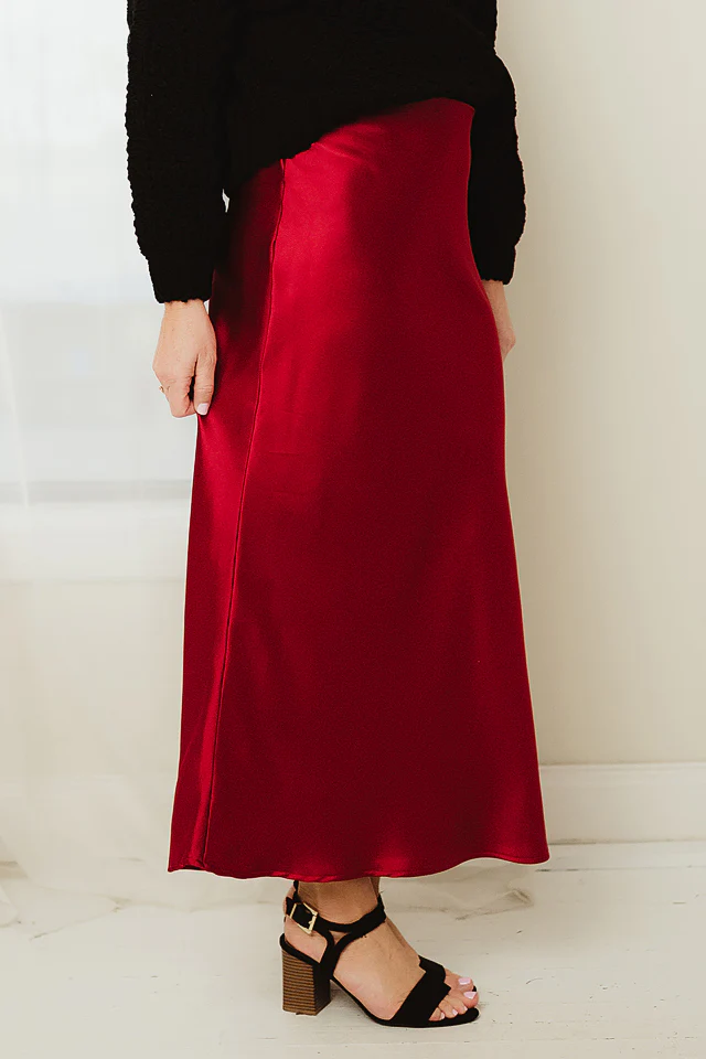 Aniston Satin Skirt - Image 4