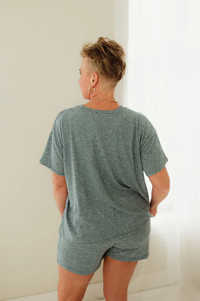 Teal Soft Escape Short Set - Image 4
