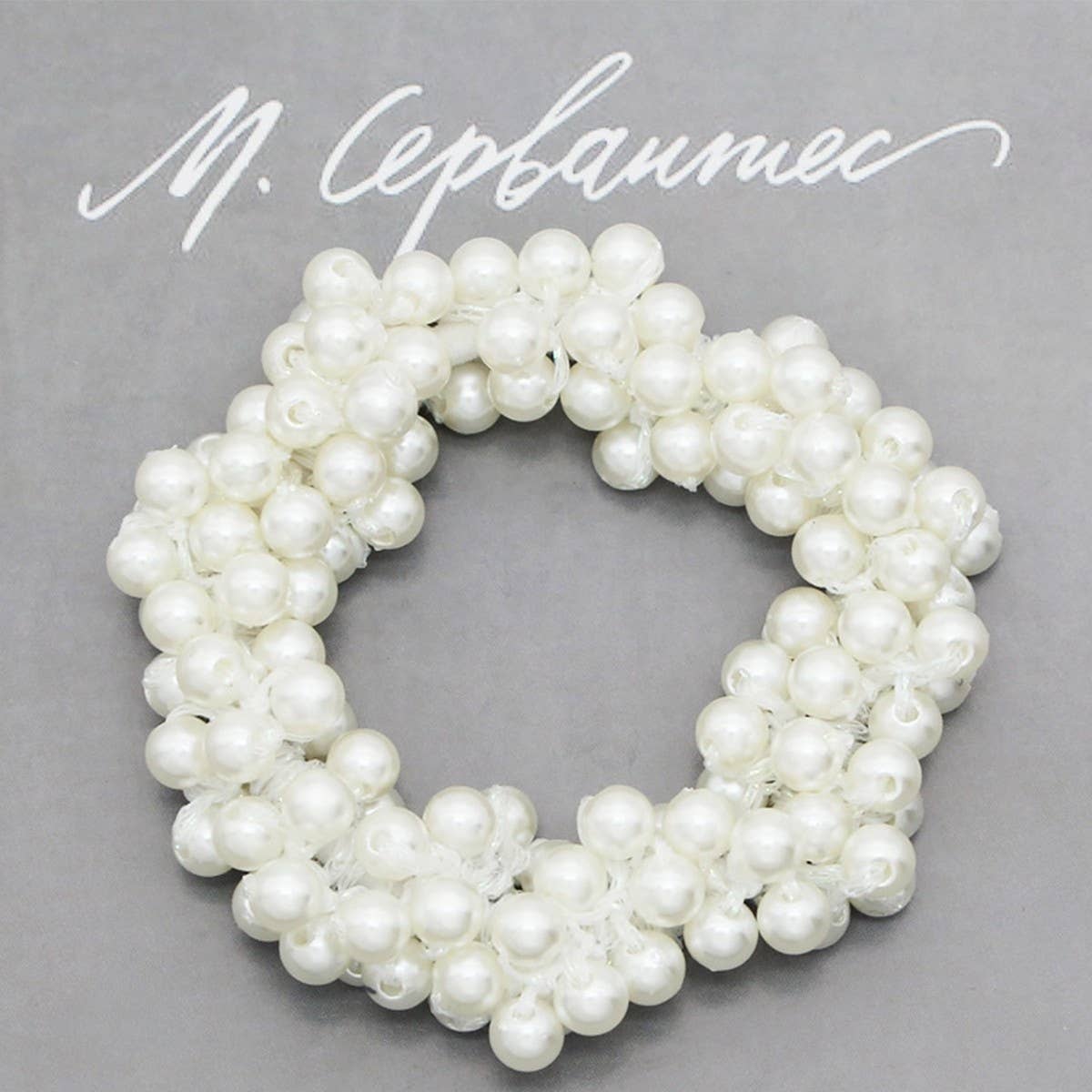 Beaded Pearl Hair Tie