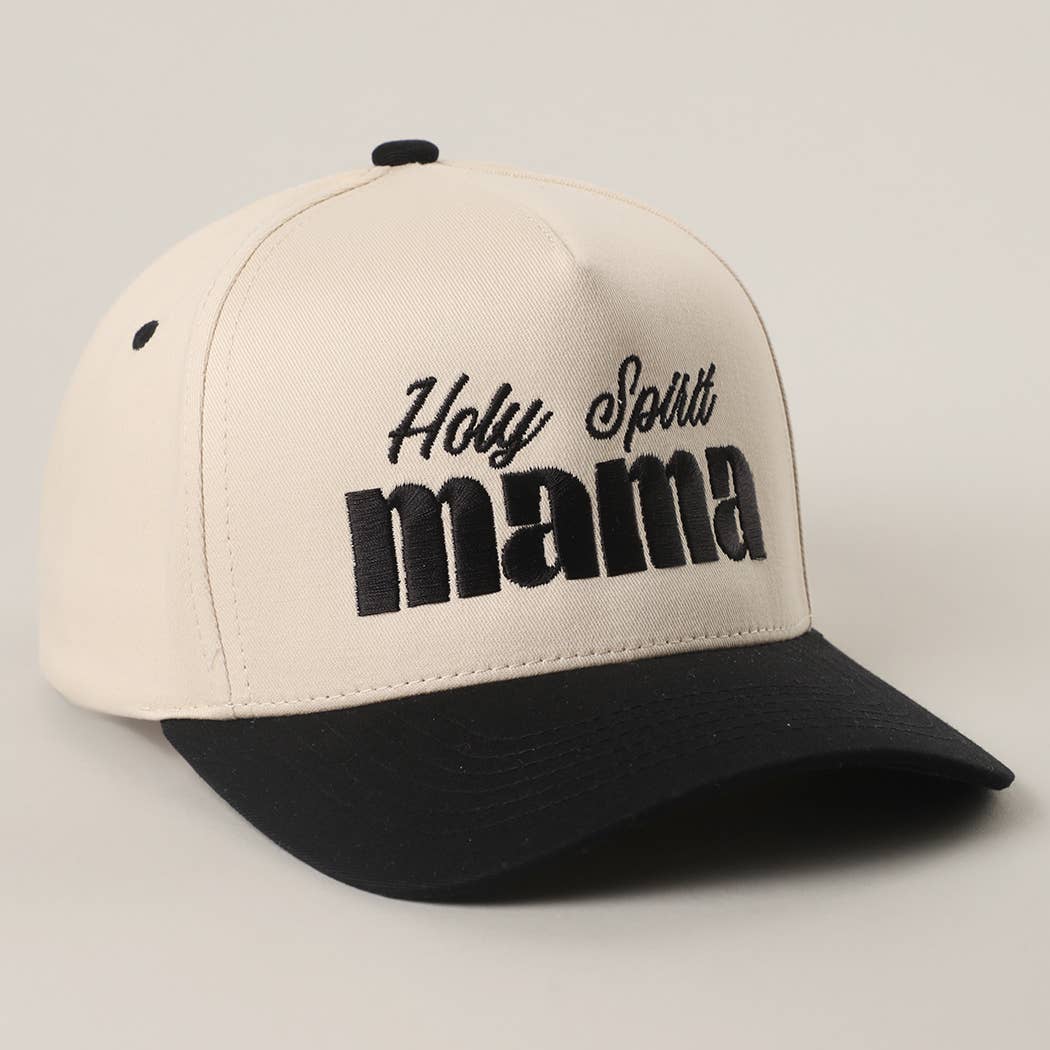 Black "HOLY SPIRIT MAMA" Hat - Image 4