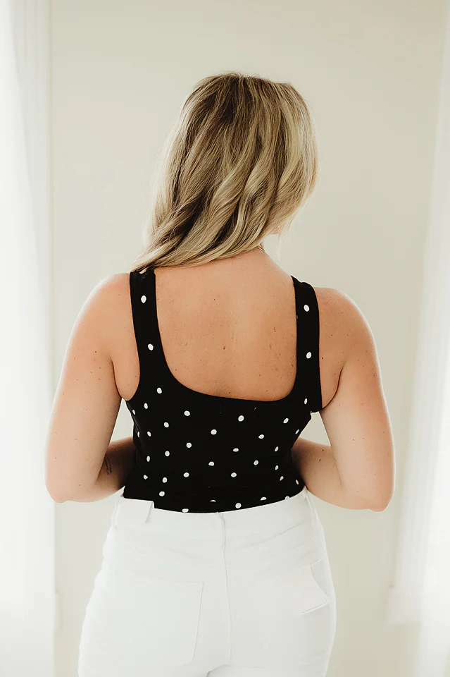Black Polka Dot Cami - Image 4