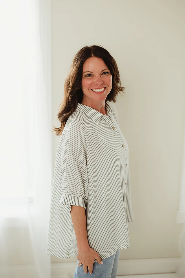 Black Stripe Edit Top - Image 2