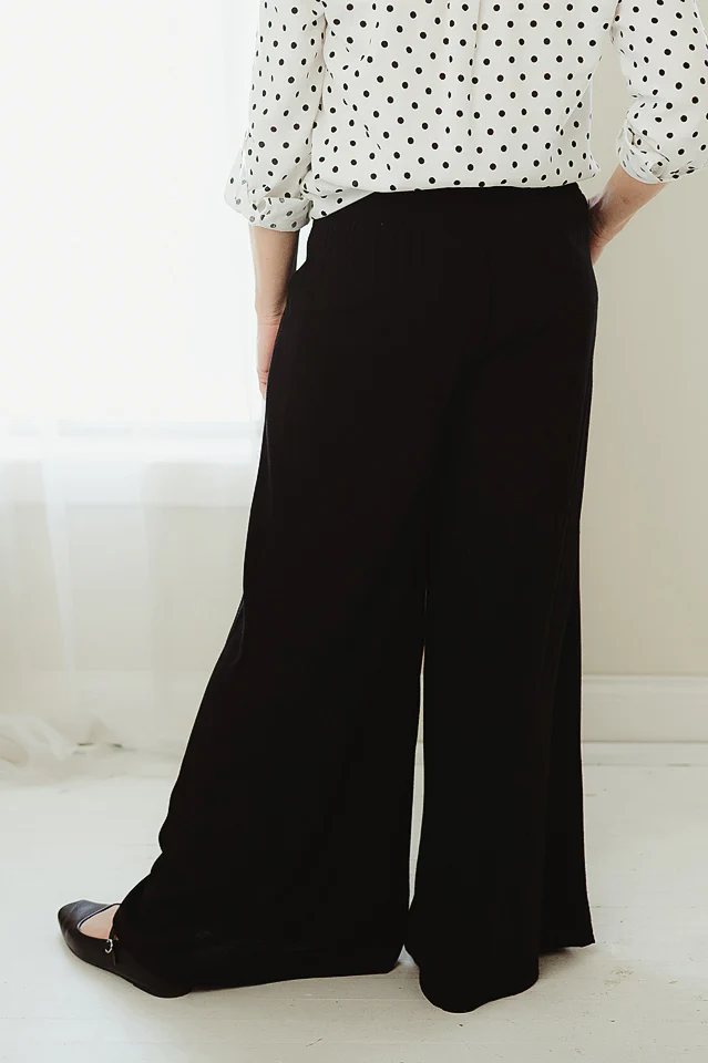 Black Willow Wide Leg Pants - Image 3