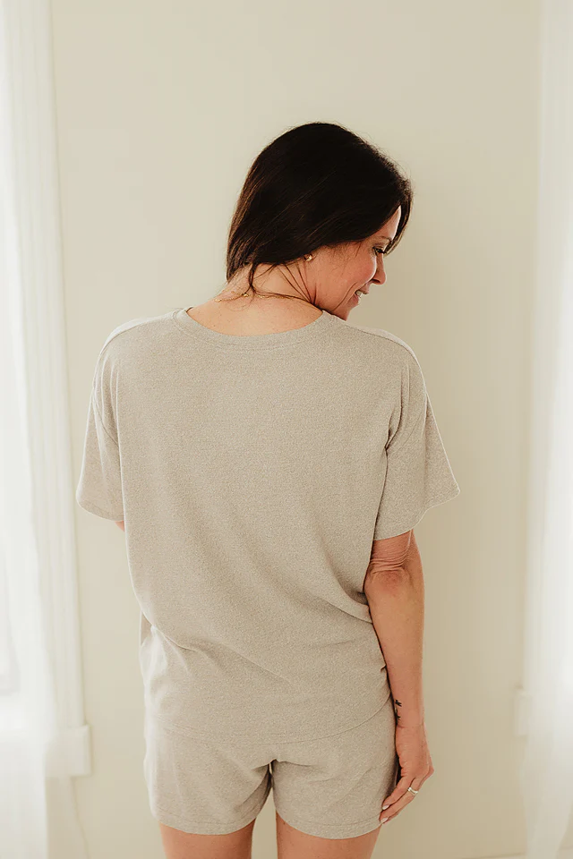 Ash Mocha Soft Escape Short Set - Image 2