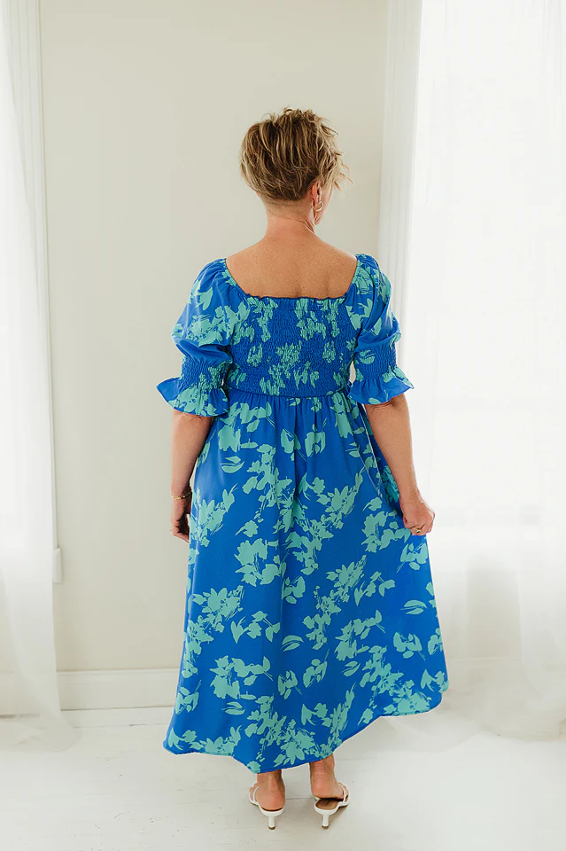Blue Meadow Leaf Maxi - Image 3