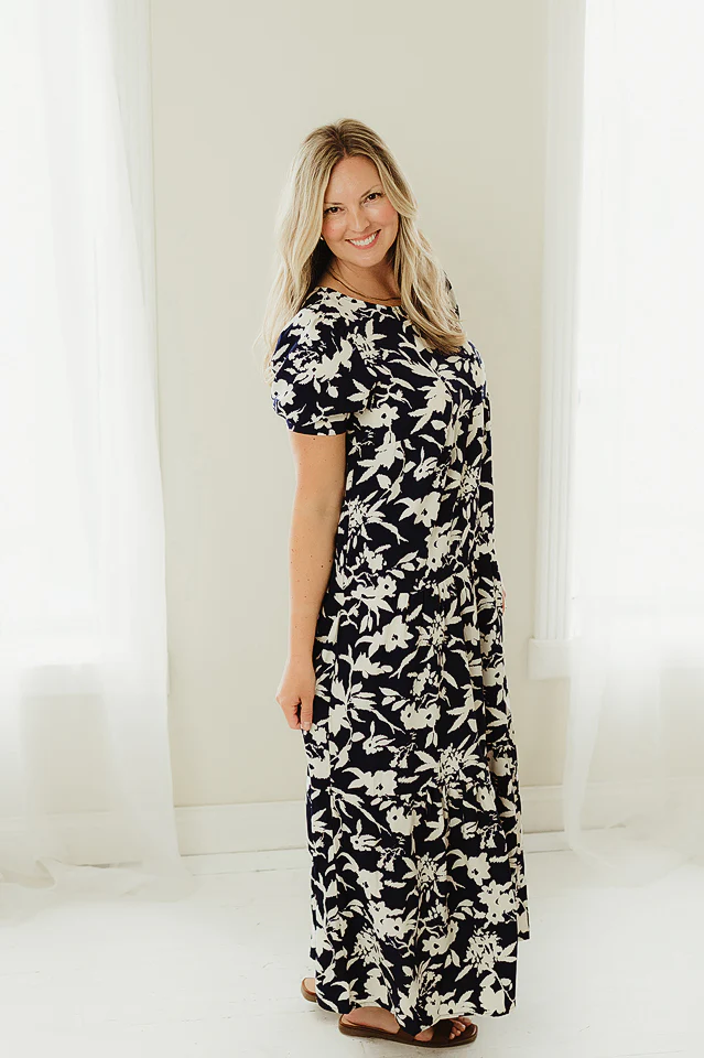 Navy Nova Bloom Midi - Image 2