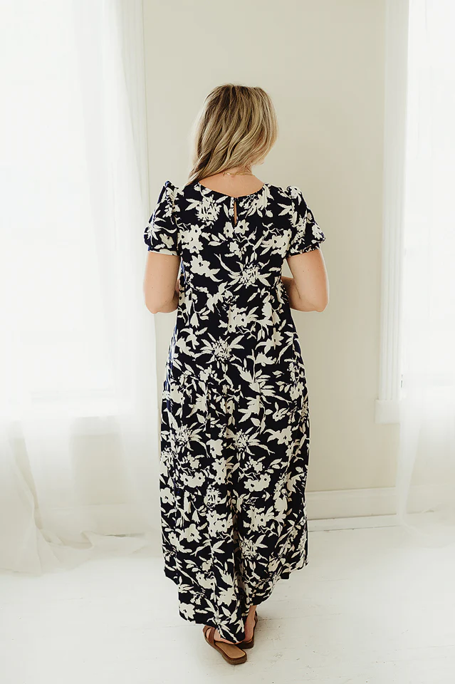 Navy Nova Bloom Midi - Image 3