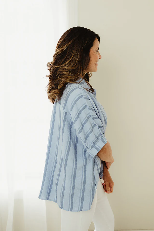 Spring Blue Boardwalk Breeze Top - Image 2