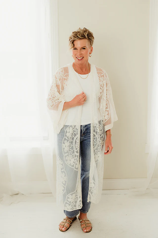 Romance Lace Kimono