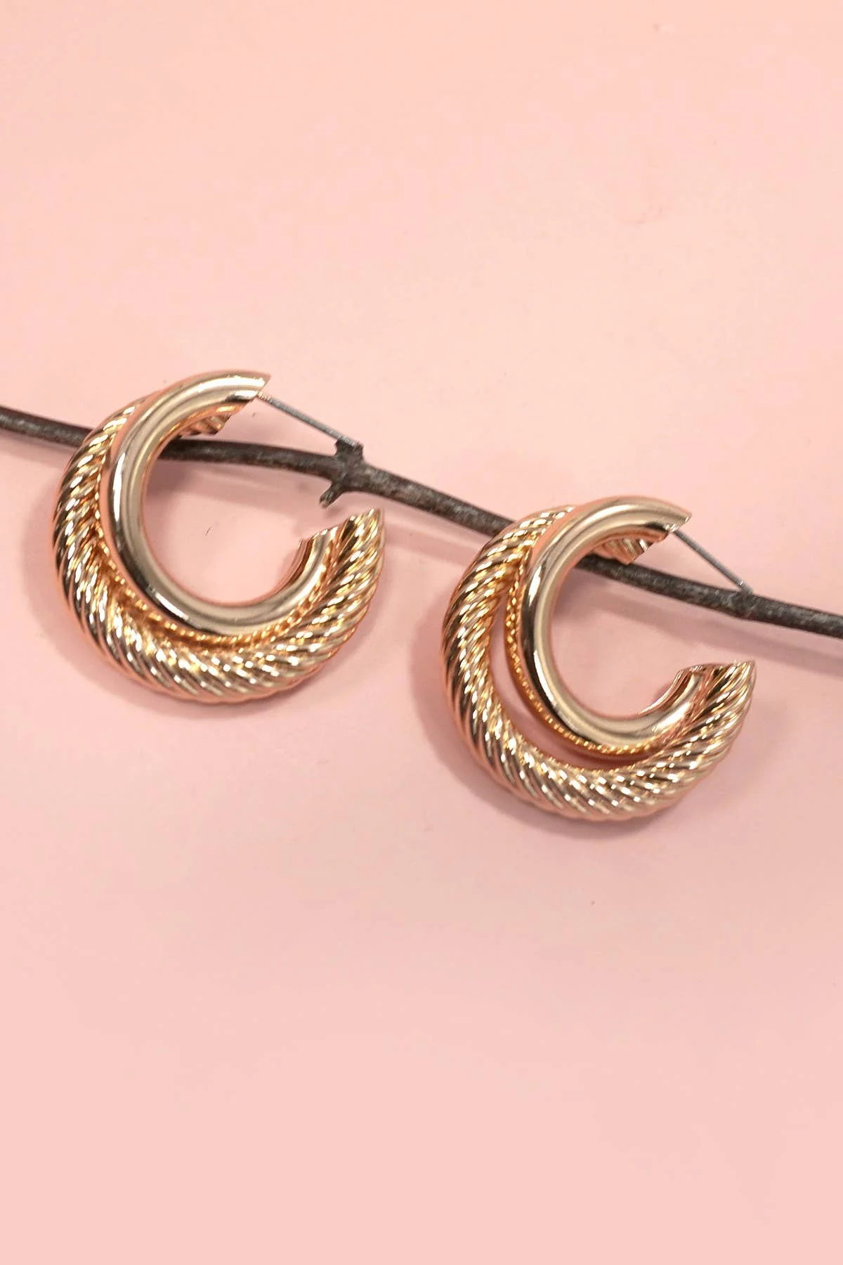 Bold Twist Earrings