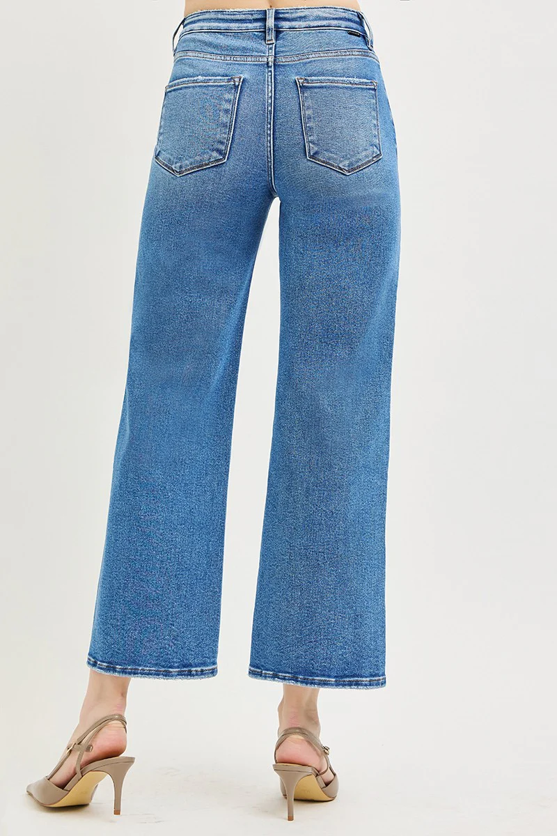 Brenna Cropped Wide Jeans - Image 2