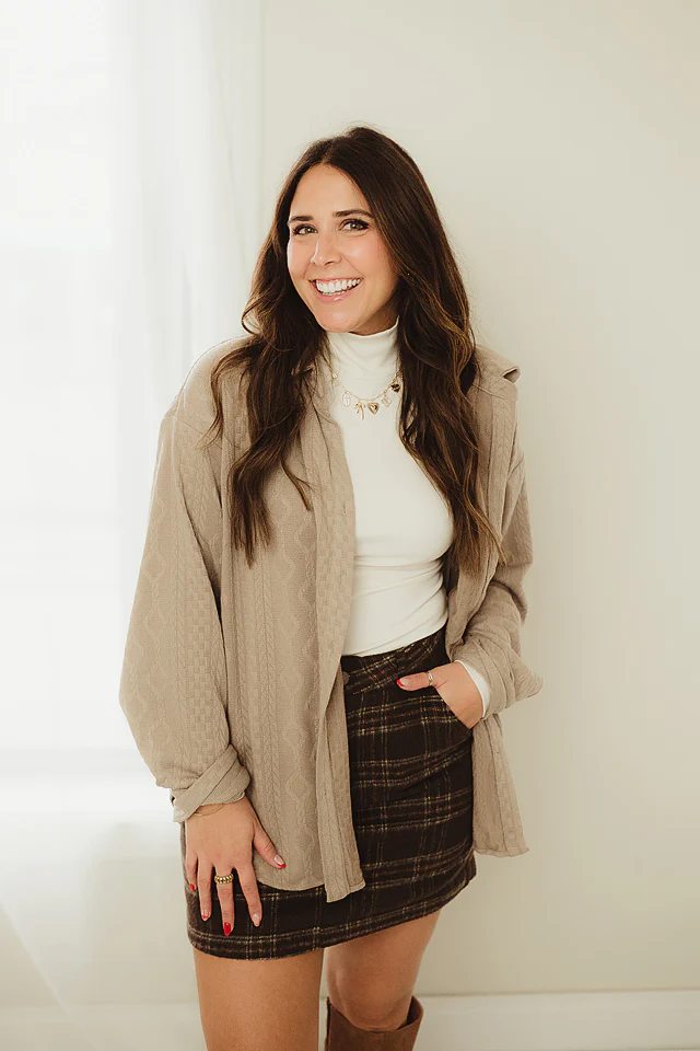 Plaid Luxe Skirt - Image 3