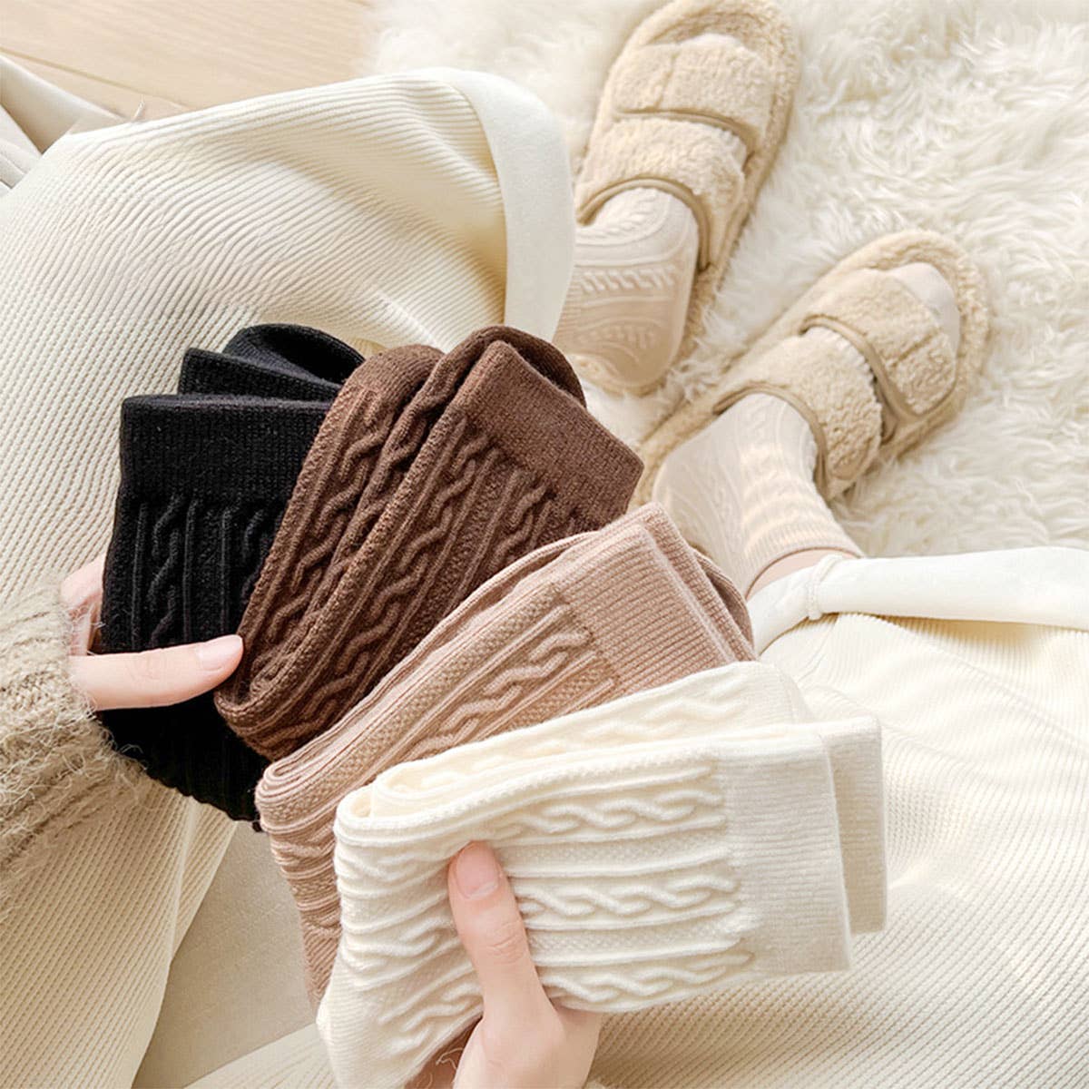 Cashmere Crew Socks - Image 8