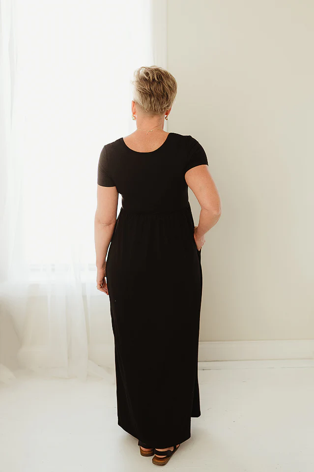 Black Simple Statement Maxi - Image 3