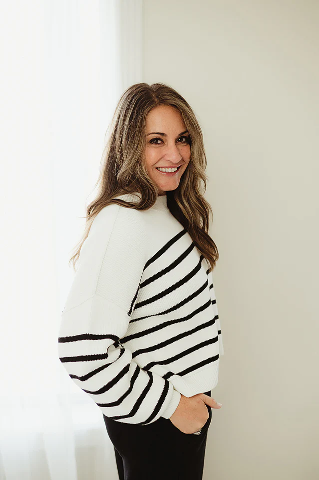 Chic Stripe Sweater - Image 5