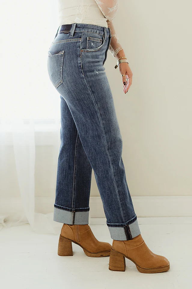 Chloe Cuffed Jeans - Image 2