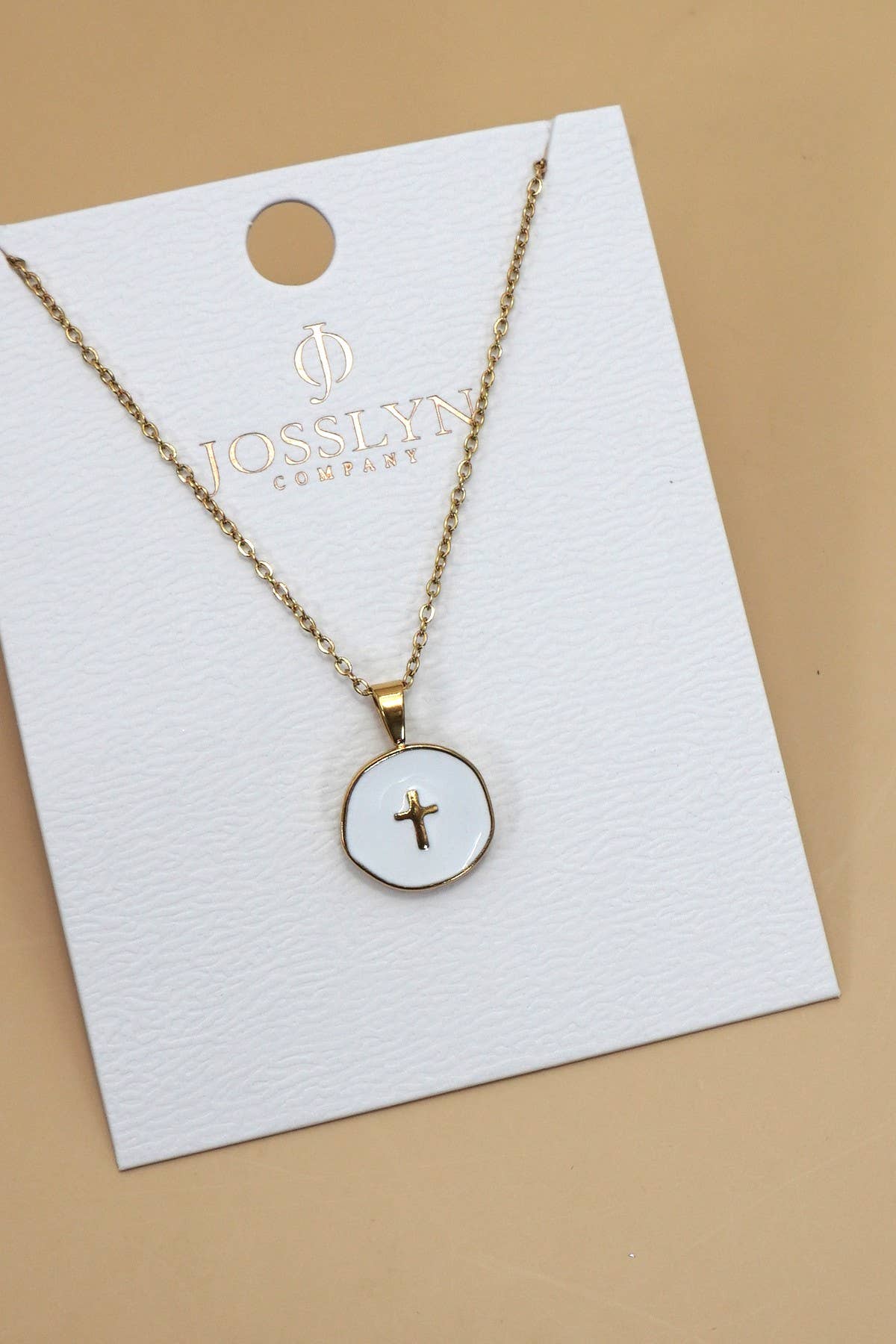 Circle Cross Necklace