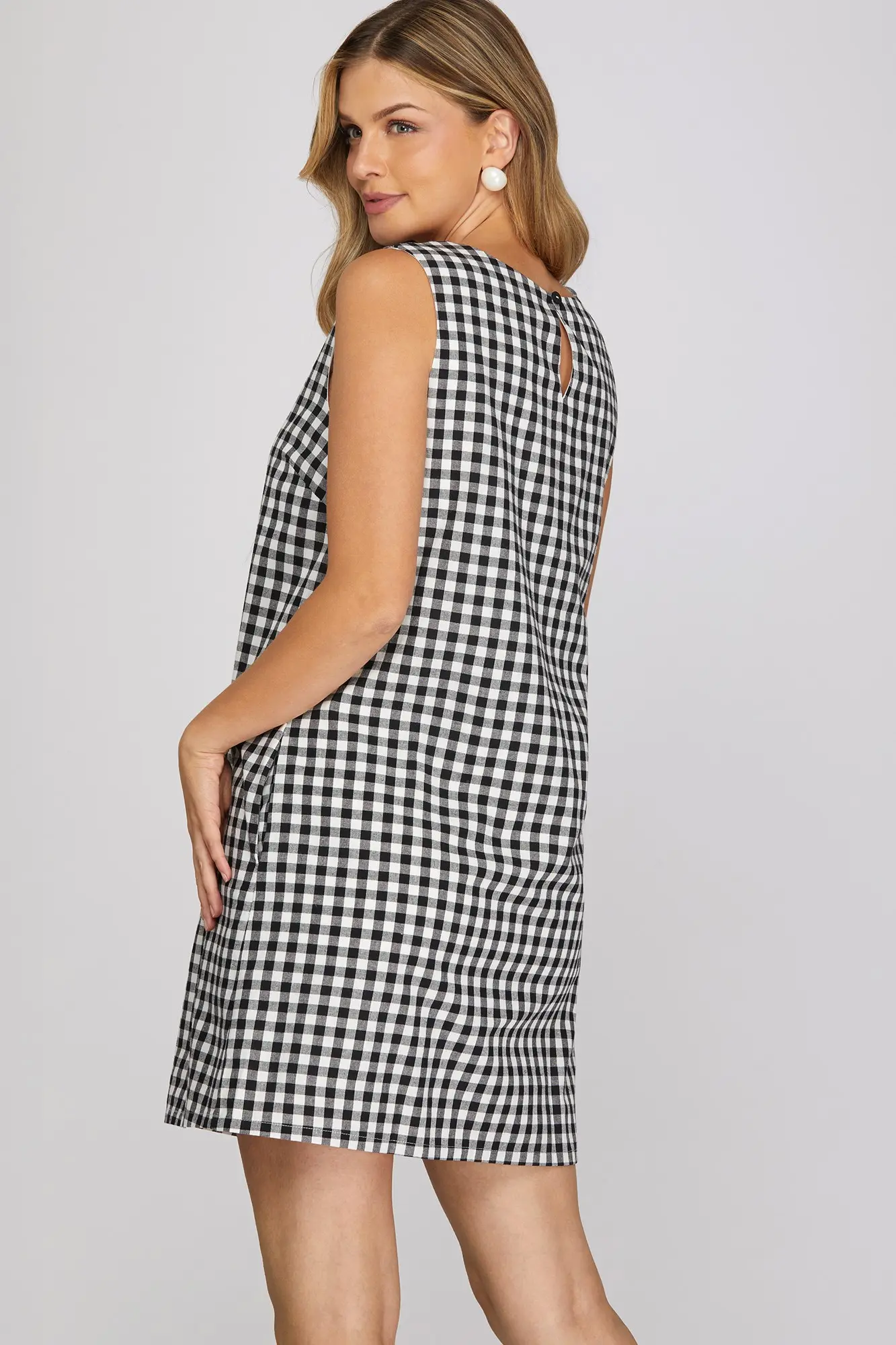 Classic Charm Gingham Dress - Image 2