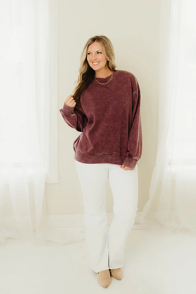Brown Cozy Comfort Pullover - Image 18