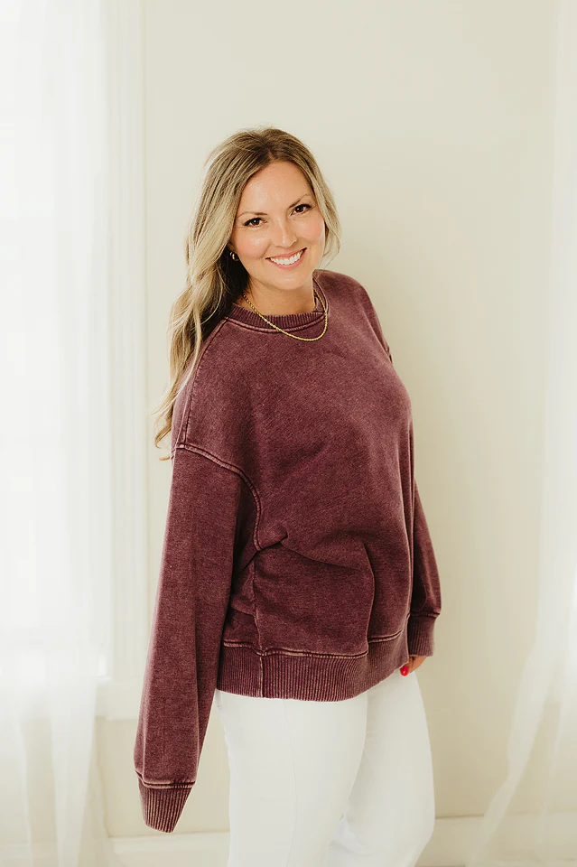 Brown Cozy Comfort Pullover - Image 19