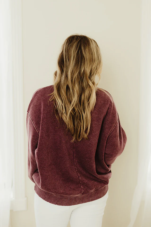 Brown Cozy Comfort Pullover - Image 20