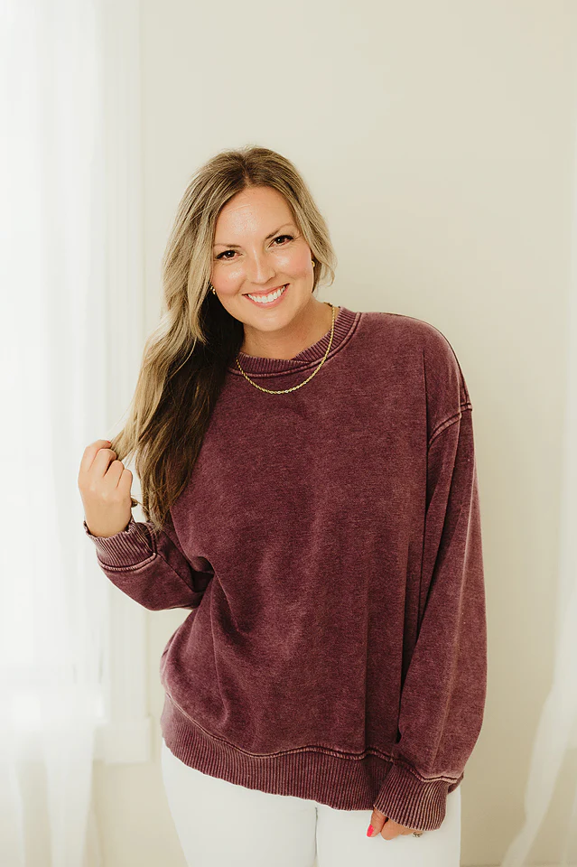 Brown Cozy Comfort Pullover - Image 21
