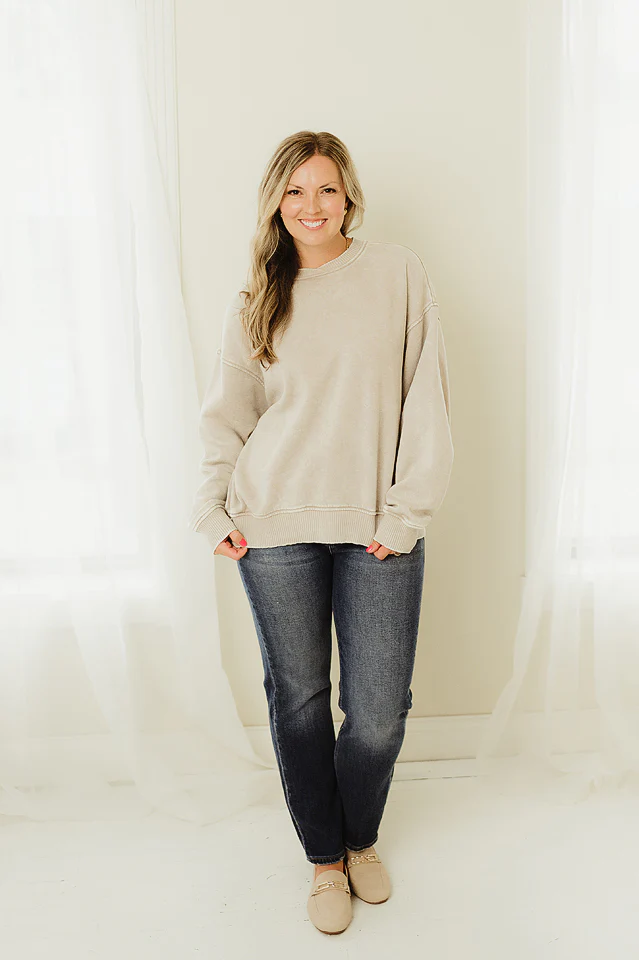 Brown Cozy Comfort Pullover - Image 22