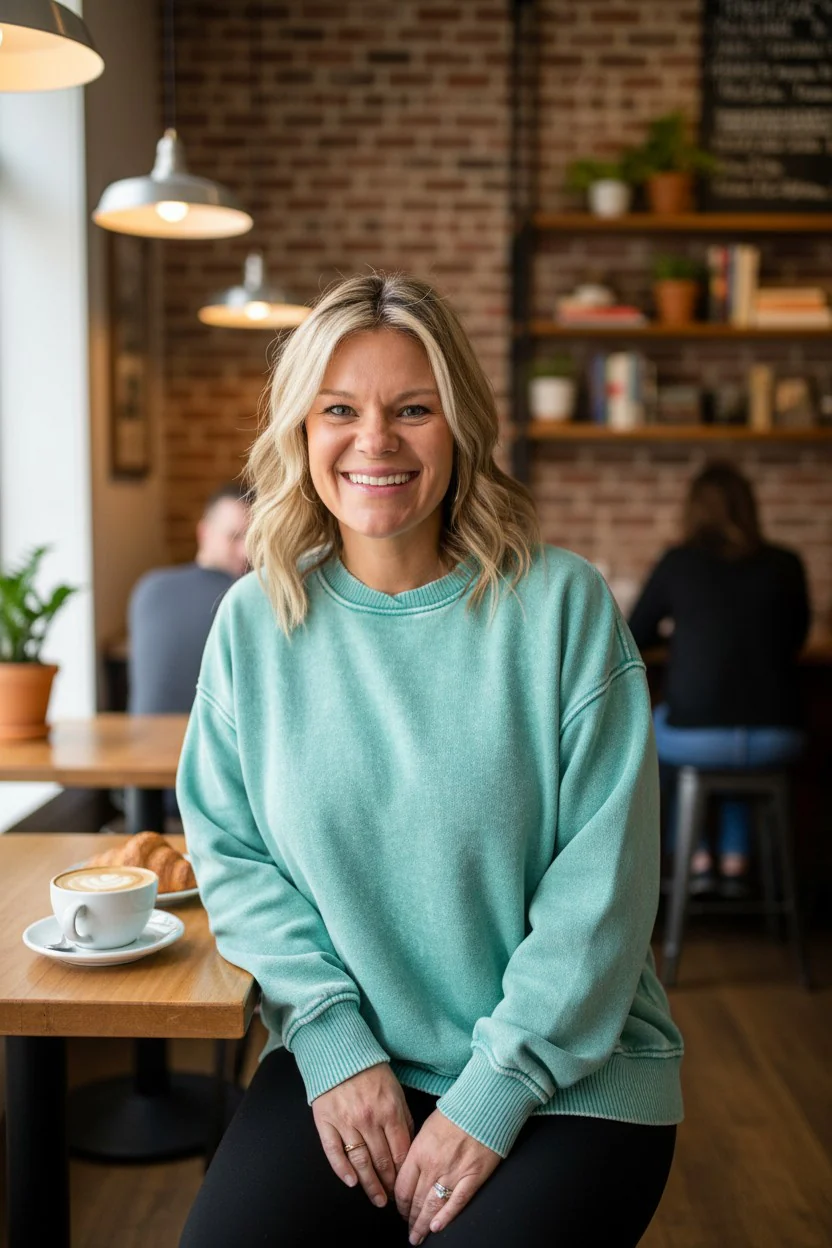 Brown Cozy Comfort Pullover - Image 6