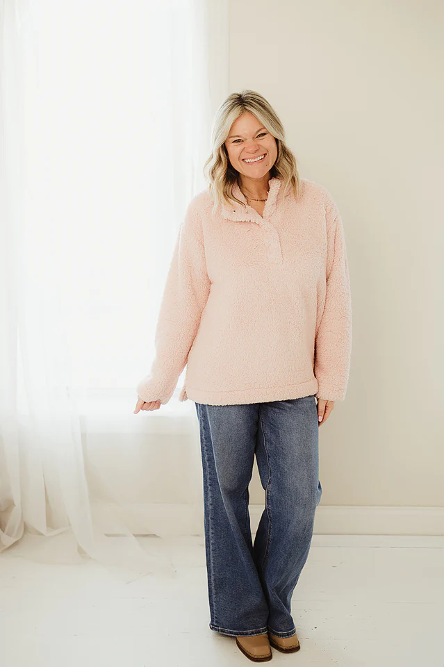 Cozy Days Sherpa Pullover - Image 2