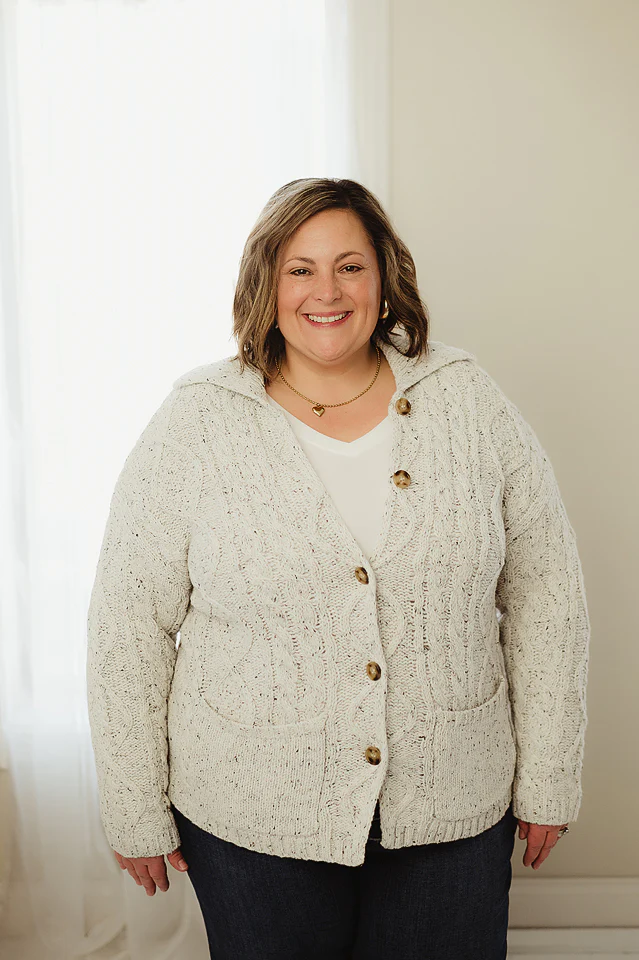 Cozy Pocket Drape Cardigan - Image 10