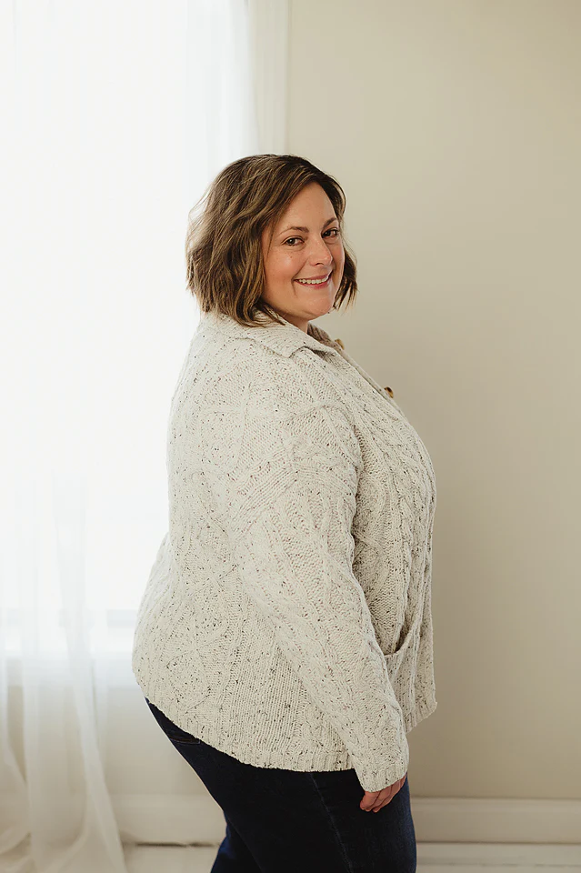 Cozy Pocket Drape Cardigan - Image 8