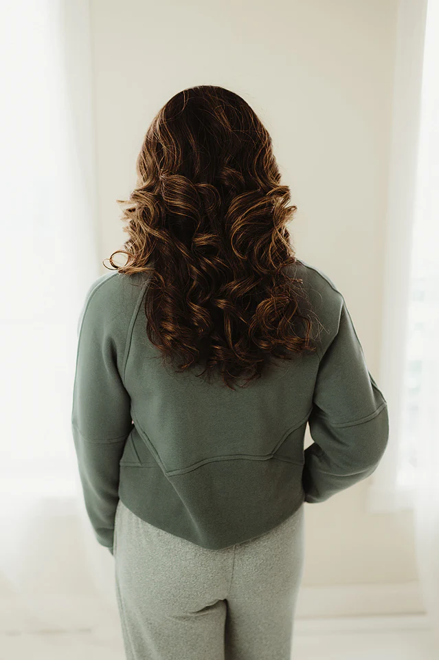 Cozy Zip Up Hug {more colors available} - Image 9