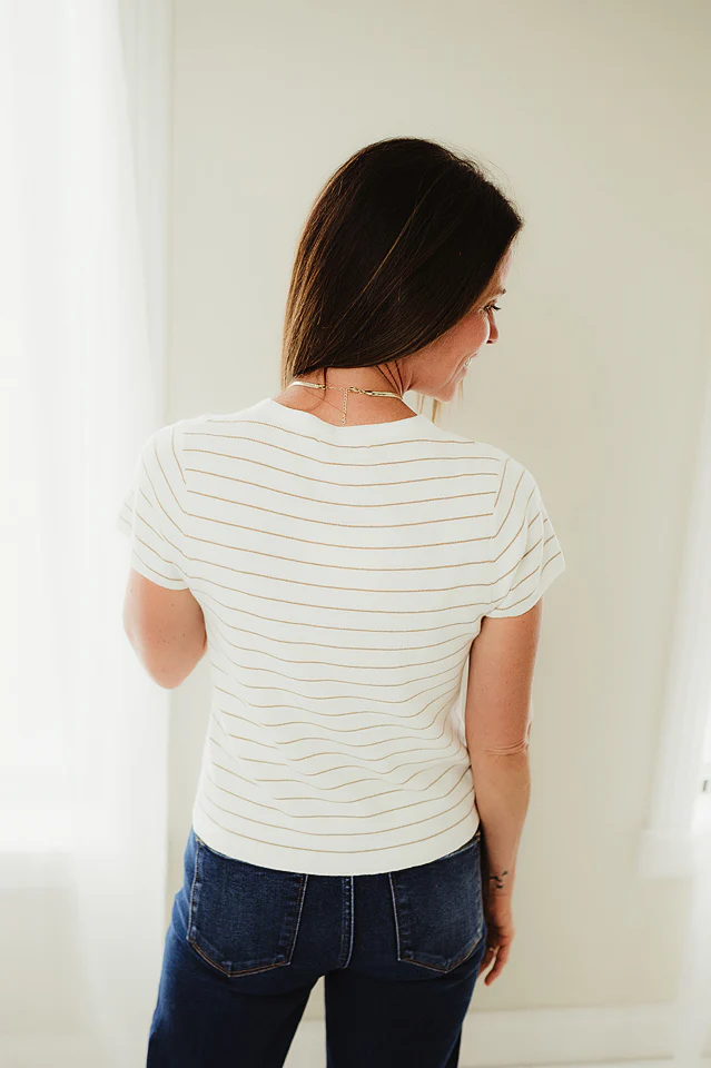 Crew Striped Button Down - Image 4