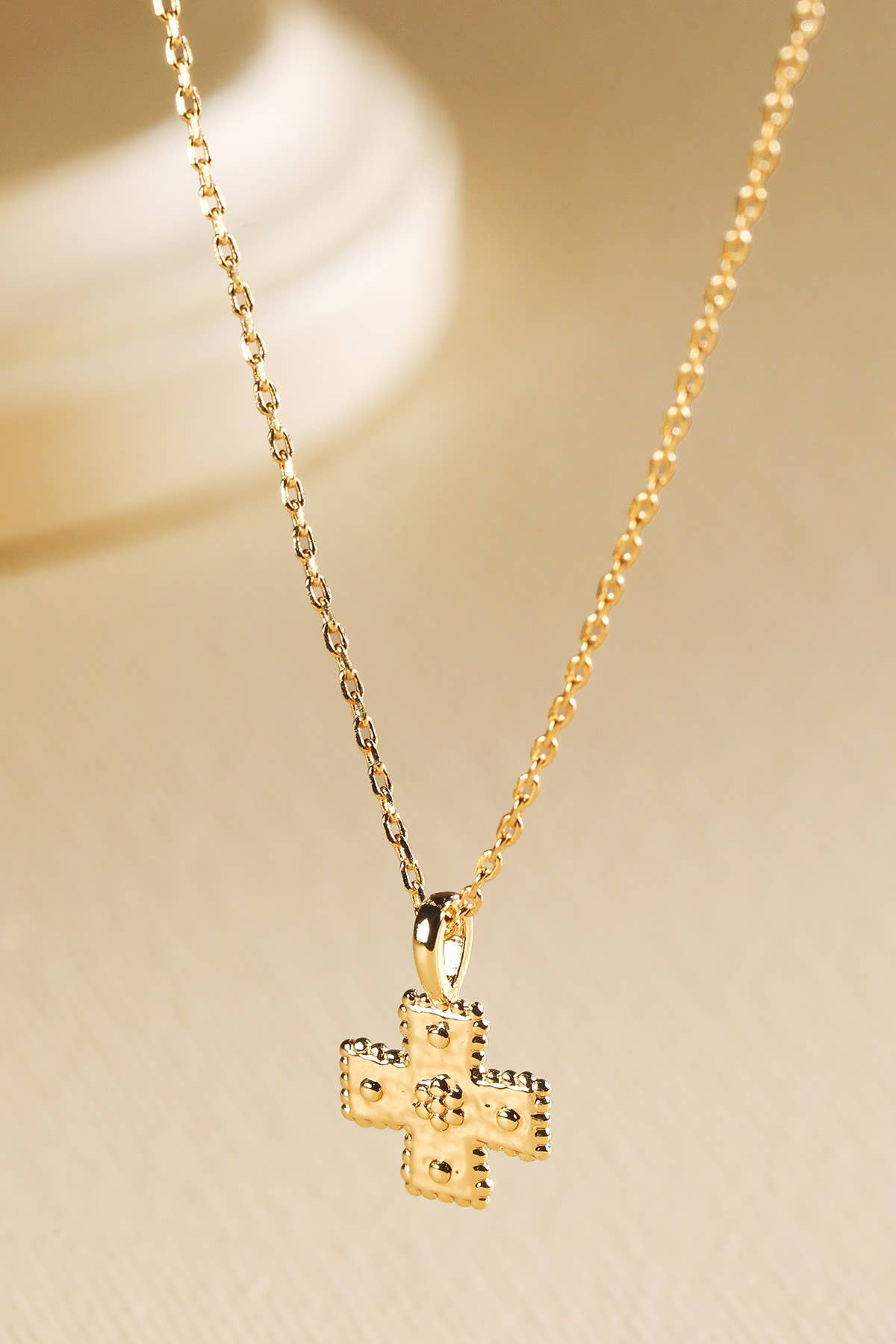 Cross Charm Necklace Set - Image 3