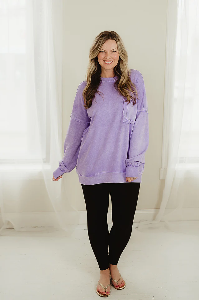Violet Halo Distressed Pullover - Image 4