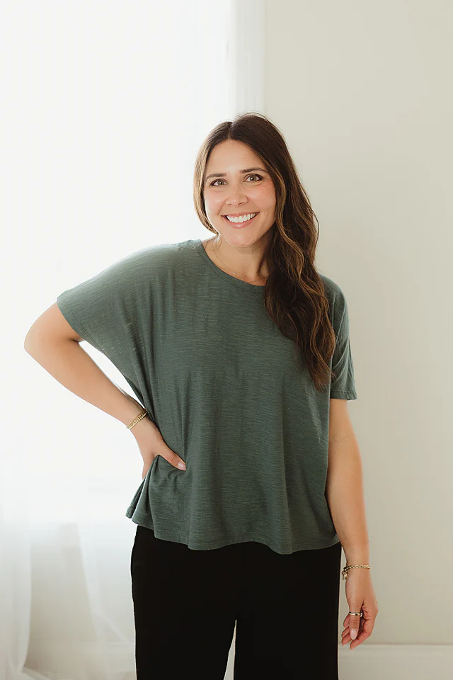 Ash Jade Daybreak Slub Tee - Image 4